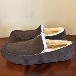 UGG Men's Chocolate Suede Loafers